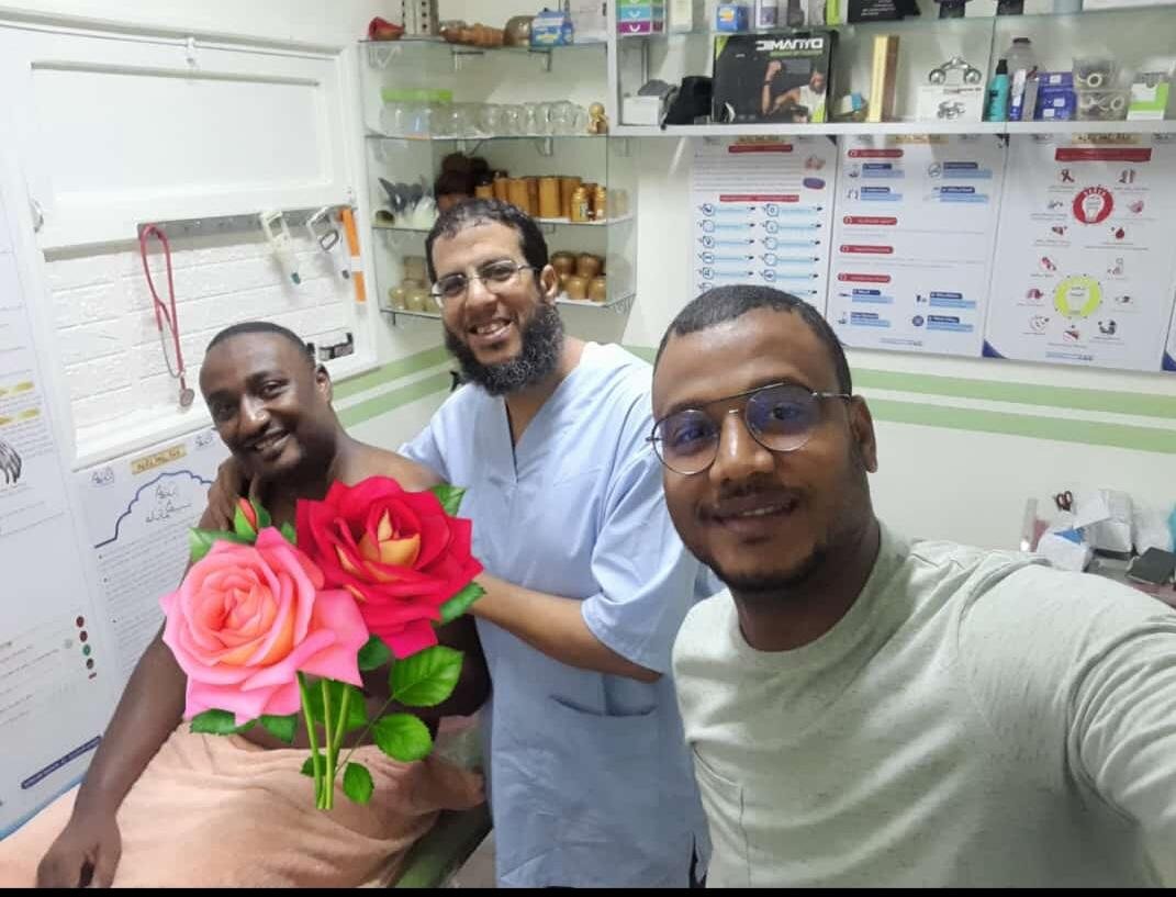 جلسة داخل مركز بسمة الحياة للحجامة