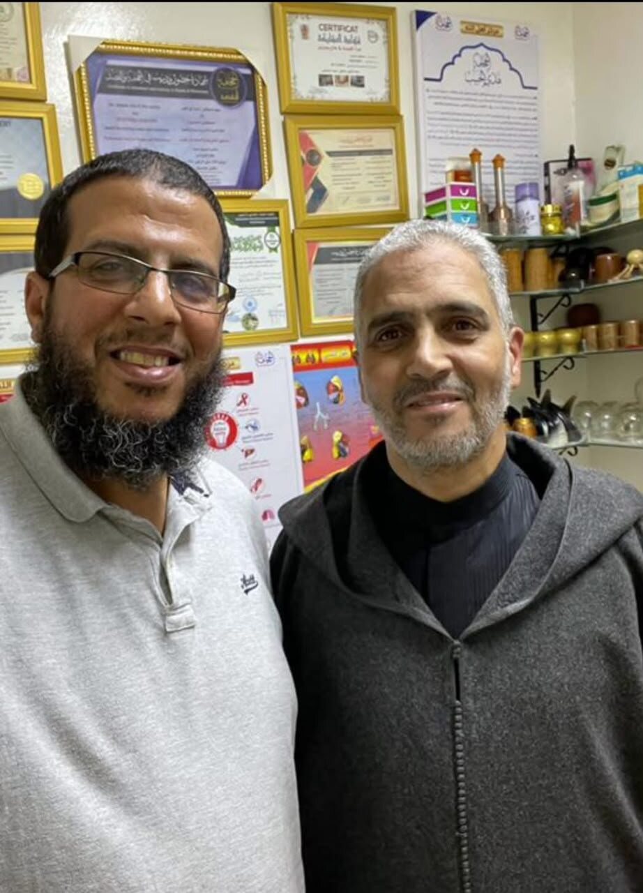 مصطفى مجدوب في مركز بسمة الحياة